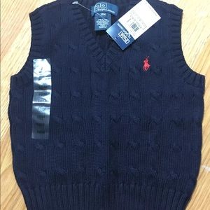 Ralph Lauren Boys Knit Polo Vest Ralph Lauren  18M